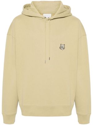 Maison Kitsuné Bold Fox Head-patch hoodie - Neutrals
