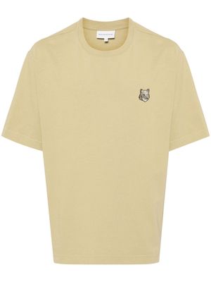Maison Kitsuné Bold Fox Head-patch T-shirt - Neutrals