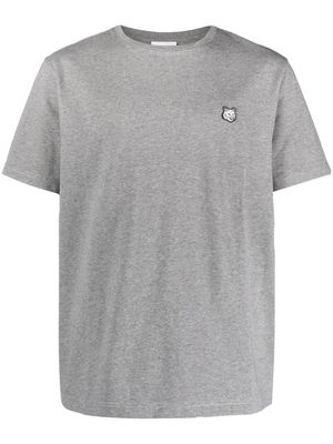 Maison Kitsuné Bold Fox patch cotton T-shirt - Grey