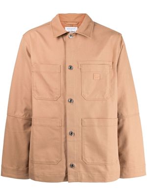 Maison Kitsuné Cafe Workwear shirt jacket - Brown