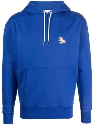 Maison Kitsuné Chillax Fox cotton hoodie - Blue