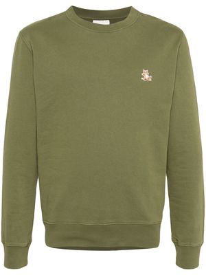 Maison Kitsuné Chillax Fox cotton sweatshirt - Green