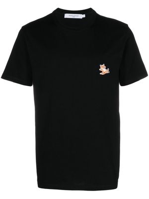 Maison Kitsuné Chillax Fox motif T-shirt - Black