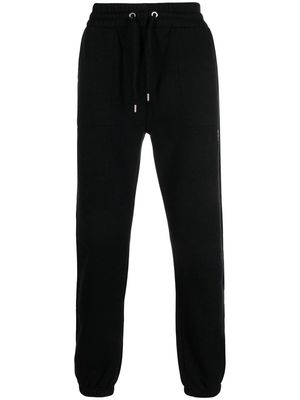 Maison Kitsuné drawstring-fastening waist trousers - Black