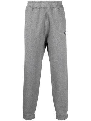 Maison Kitsuné elasticated-waistband cotton track pants - Grey