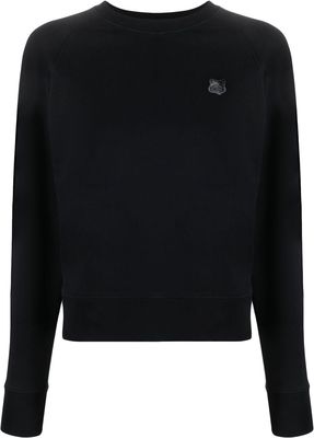 Maison Kitsuné embroidered-fox sweatshirt - Black