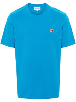 Maison Kitsuné Fox Head cotton T-shirt - Blue