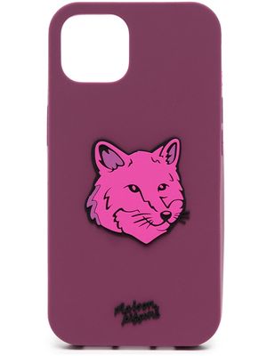 Maison Kitsuné Fox Head iPhone 14 case - Purple