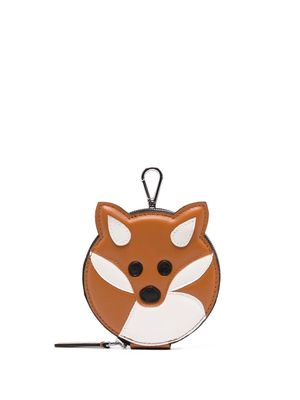 Maison Kitsuné Fox Head wallet - Brown