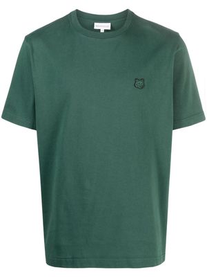 Maison Kitsuné fox-logo short-sleeve T-shirt - Green