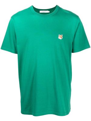 Maison Kitsuné fox-patch T-shirt - Green