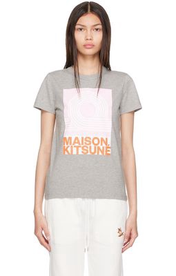 Maison Kitsuné Gray Anthony Burrill Edition T-Shirt