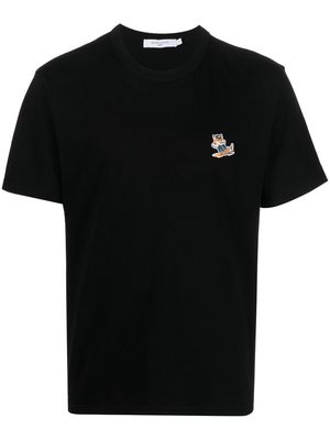 Maison Kitsuné logo patch t-shirt - Black