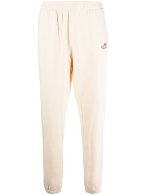 Maison Kitsuné logo-print tapered track pants - Neutrals