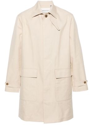 Maison Kitsuné Macintosh cotton parka coat - Neutrals