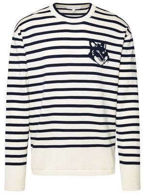 Maison Kitsuné Navy Cotton Sweater