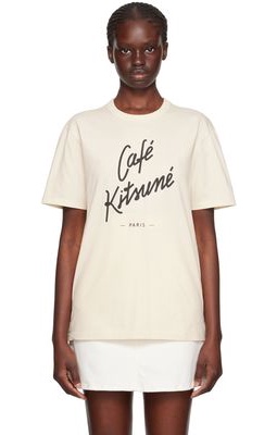 Maison Kitsuné Off-White 'Café Kitsuné' T-Shirt