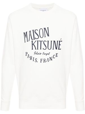 Maison Kitsuné Palais Royal cotton sweatshirt - White