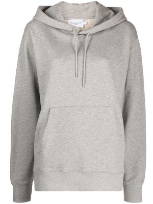 Maison Kitsuné rear graphic-print detail hoodie - Grey