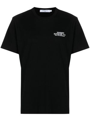 Maison Kitsuné Rue de Richelieu print T-shirt - Black