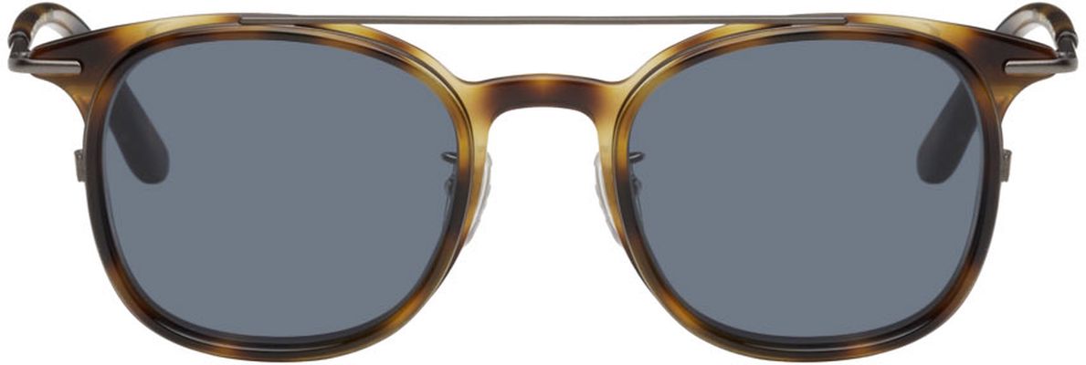 Maison Kitsuné Tortoiseshell Khromis Edition Round Sunglasses