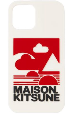 Maison Kitsuné White Anthony Burrill Edition iPhone 12/12 Pro Case