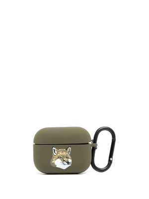 Maison Kitsuné x Native Union logo-print earpod case - Green