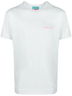 Maison Labiche embroidered Miami Vice T-shirt - Blue
