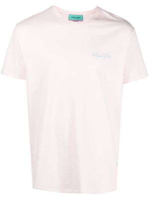 Maison Labiche embroidered Miami Vice T-shirt - Pink