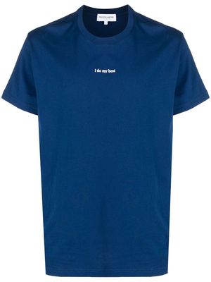 Maison Labiche graphic-print shortsleeved T-shirt - Blue
