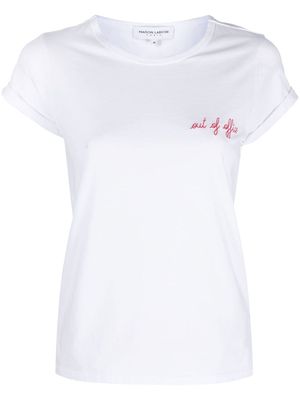 Maison Labiche logo crew-neck T-shirt - White