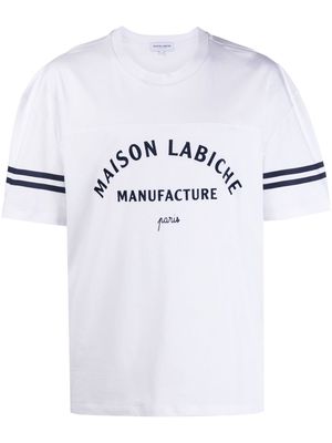 Maison Labiche logo-print organic cotton T-shirt - White