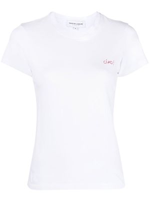Maison Labiche organic-cotton short-sleeve T-shirt - White