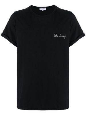 Maison Labiche 'Take It Easy' organic T-shirt - Black