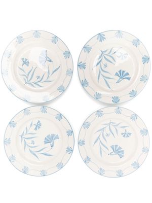 Maison Margaux floral-print dinner plate set - Neutrals