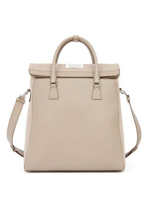 Maison Margiela 5AC Daily leather backpack - Neutrals