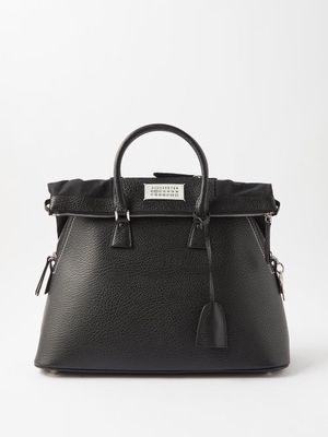 Maison Margiela - 5ac Large Leather Tote Bag - Mens - Black