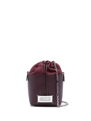 Maison Margiela 5AC leather bucket bag - Red