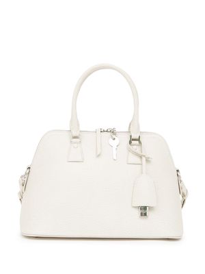 Maison Margiela 5AC leather shoulder bag - White