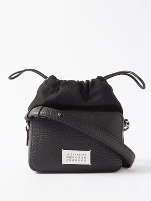 Maison Margiela - 5ac Mini Grained-leather Camera Bag - Mens - Black