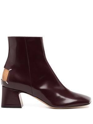 Maison Margiela 60mm leather ankle boots - Brown