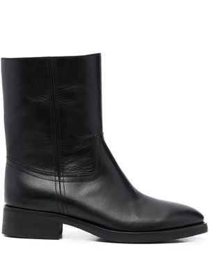 Maison Margiela almond-toe leather ankle boots - Black