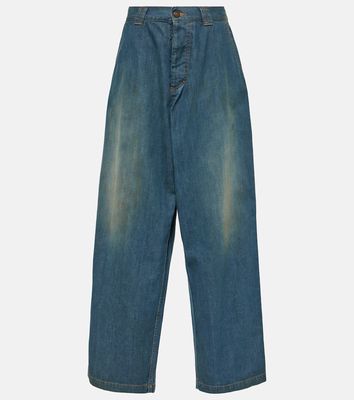 Maison Margiela Americana mid-rise wide-leg jeans