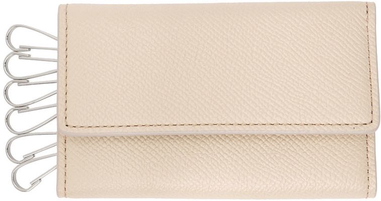 Maison Margiela Beige Key Case Keychain