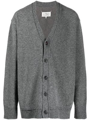 Maison Margiela button-up knitted cardigan - Grey