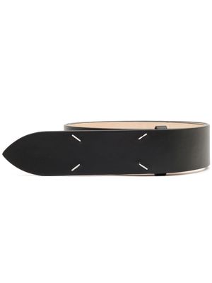 Maison Margiela calf leather belt - Black
