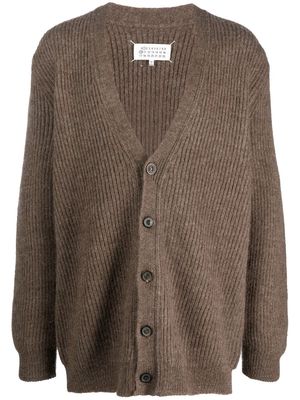 Maison Margiela chunky-knit cardigan - Brown