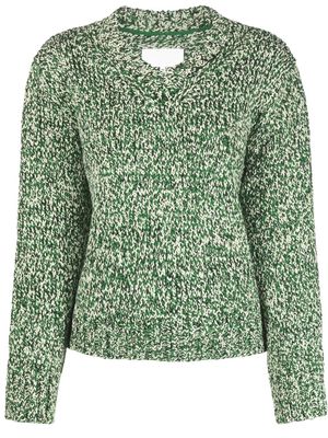 Maison Margiela chunky knitted jumper - Green