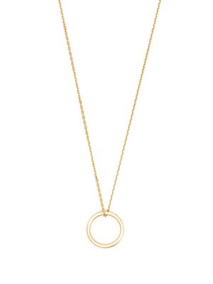 Maison Margiela circle-pendant chain-link necklace - Gold