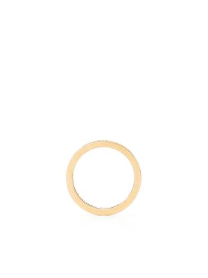 Maison Margiela circular logo-engraved earrings - Gold
